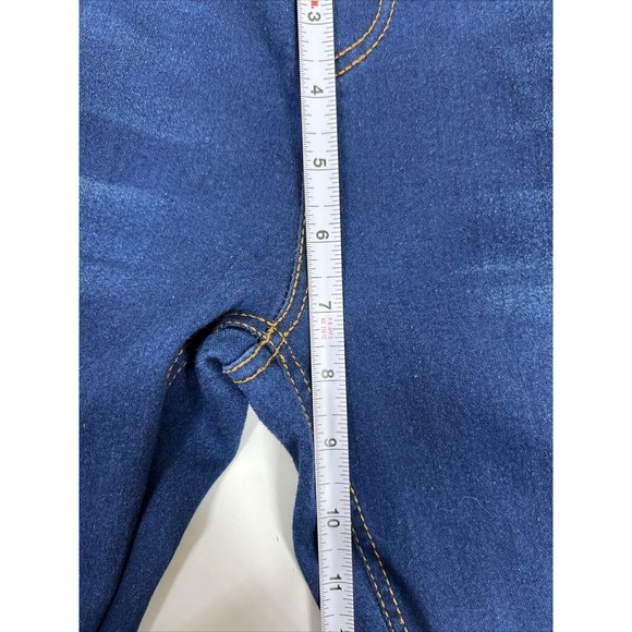 JNINI Fashion Maternity Adjustable Band Skinny Ankle Blue Jeggings Womens SZ XL - Picture 8 of 16